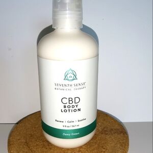 COPY - Seven7H Sense Botanical Therapy CBD Body Lotion Dewy Green
